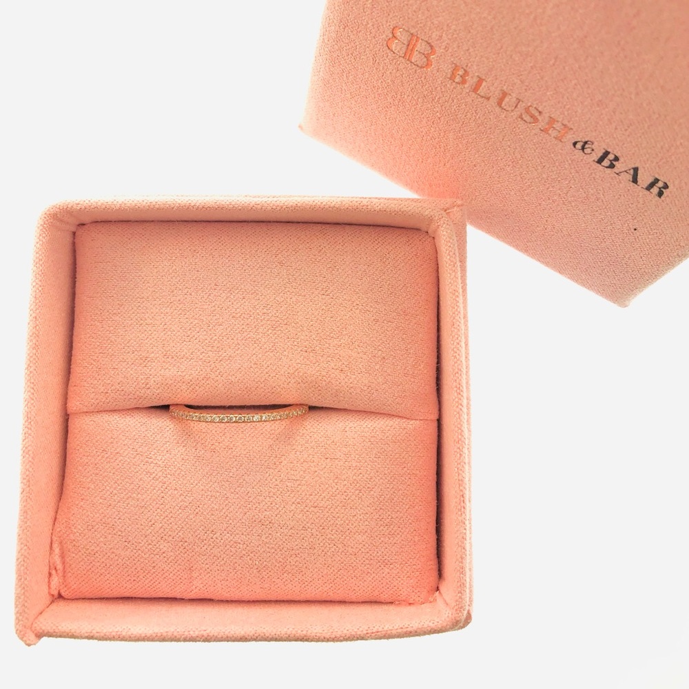Women’s Blush & Bar Rose Gold Brianna Bezel Ring